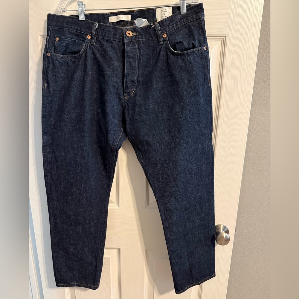 Billy Reid Denim Jeans, Dark Indigo Blue, 38x29, EUC